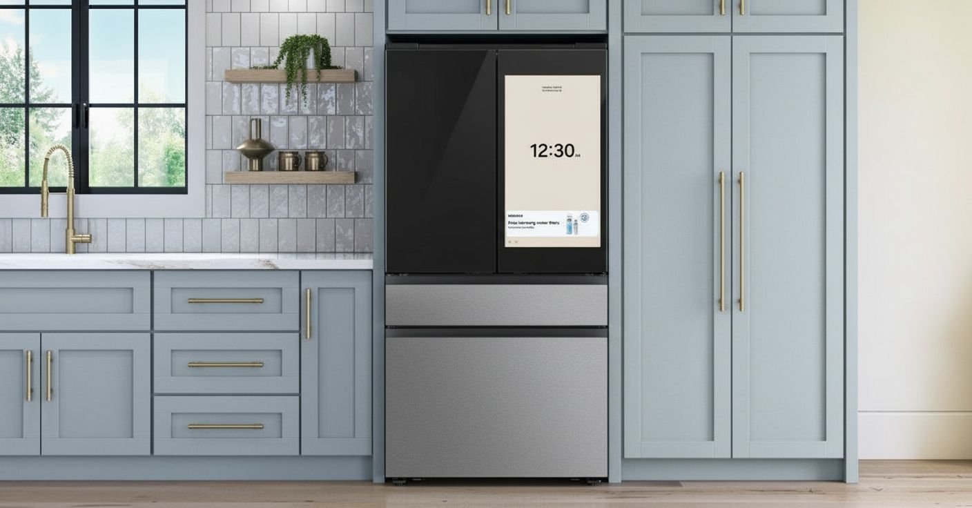 Anúncios na geladeira Samsung Family Hub