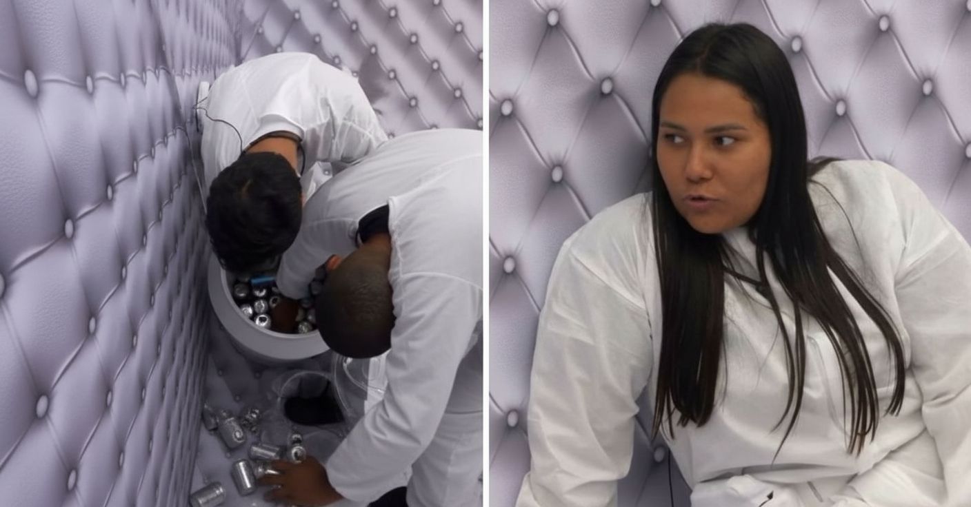 Ricardinho desperdiça água no Quarto Branco BBB 26