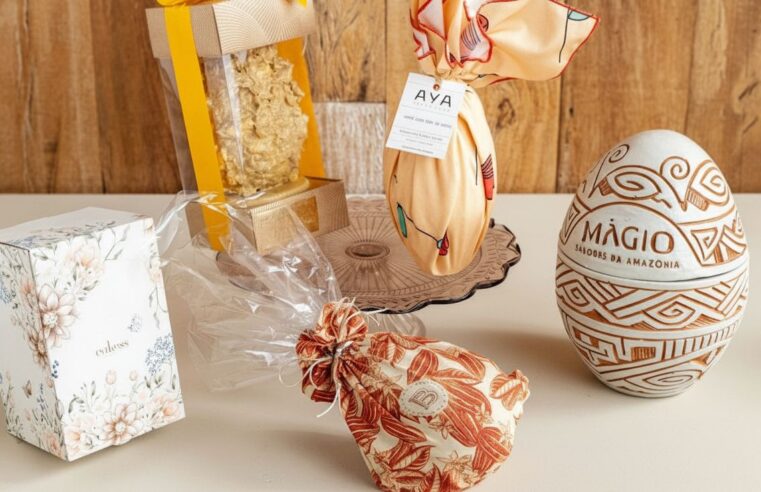 Ovos de Páscoa com sabores brasileiros em 2026